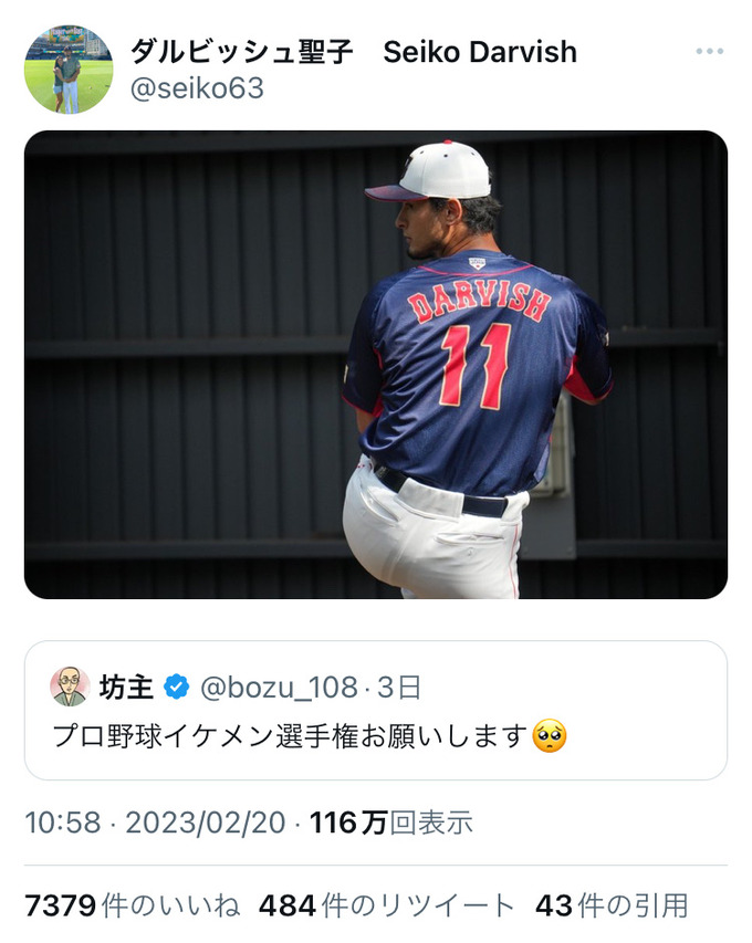 【朗報】ダルビッシュの嫁、ダルビッシュのことが好きすぎる