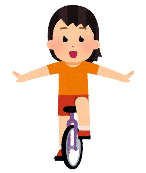 女子小学生 一輪車きもちいいー 登り棒きもちいいー グイグイッ 女子小学生 一輪車きもちいいー 登り棒きもちいいー グイグイッ