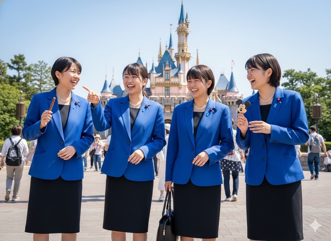 【朗報】“サナ活”女子、ディズニーランドで大量に見つかる