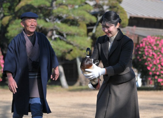 【朗報】愛子さま、鳥を捕まえてくる