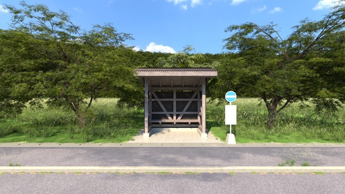 【画像】裸のJK「君のためにわざとバス乗り遅れたんだよ（田舎のバス停にて）」