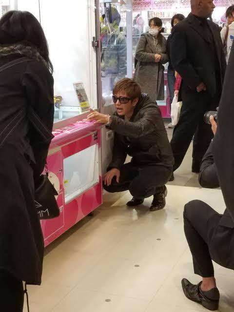 GACKT、ゲーセンで目撃される