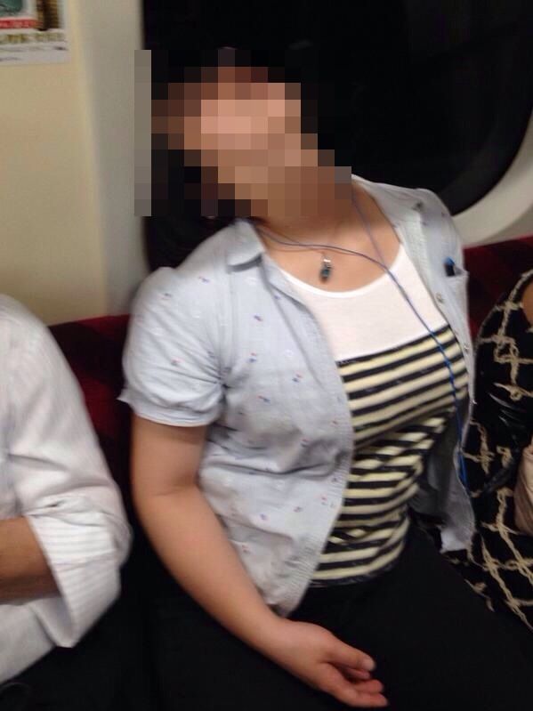 B もみあげチャ シュ 盗撮 電車の優先席 デブのお姉さんがとんでもねぇブサイクな格好で寝てます ライブドアブログ