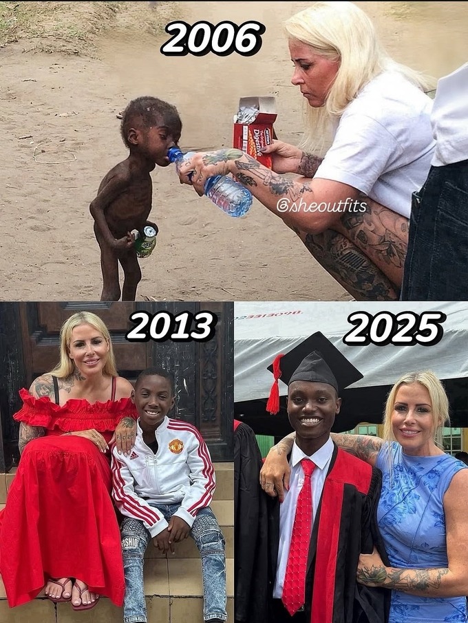 白人女性「飲み水のない黒人キッズに水あげた結果wwwwww」