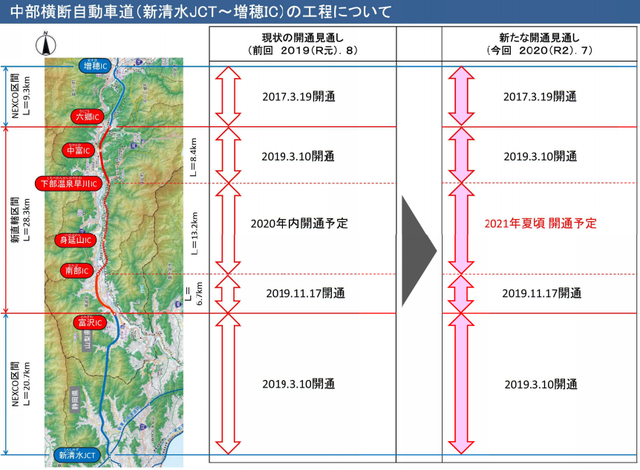 中部横断道 開通遅れ Drive Log 道が好きだから