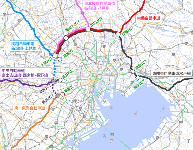 東京外環にまつわるエトセトラ Drive Log 道が好きだから