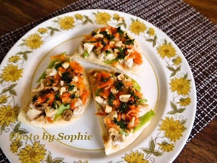 ヒラタケとローズマリーのフラットブレッドのレシピ