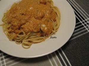 伊勢海老のパスタ