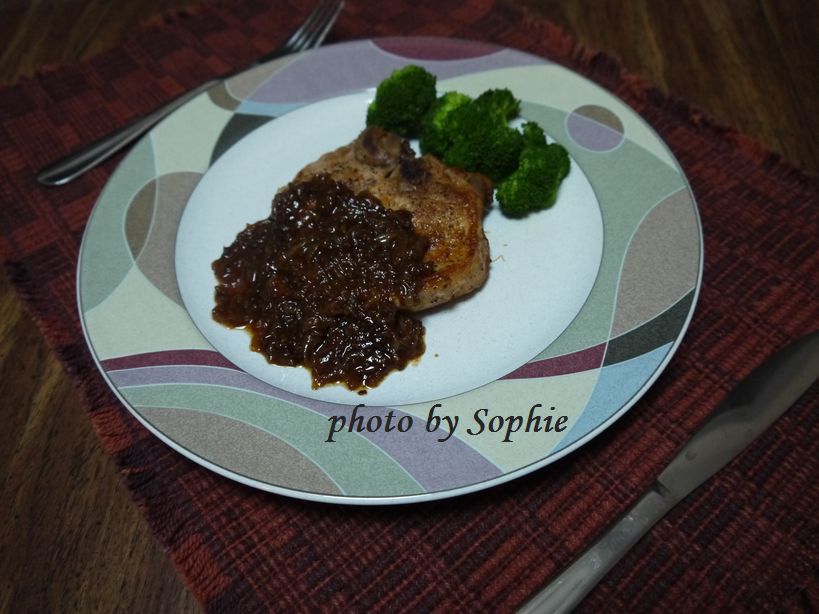 キャラメルオニオンポークチョップの簡単レシピ