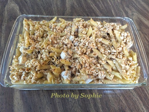 チキンとペンネのキャセロール・シーザー風味