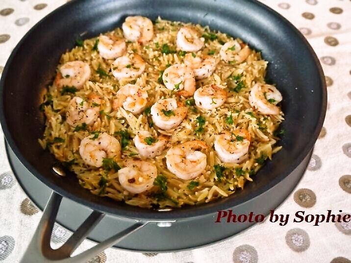 レモンガーリックオルゾのレシピ