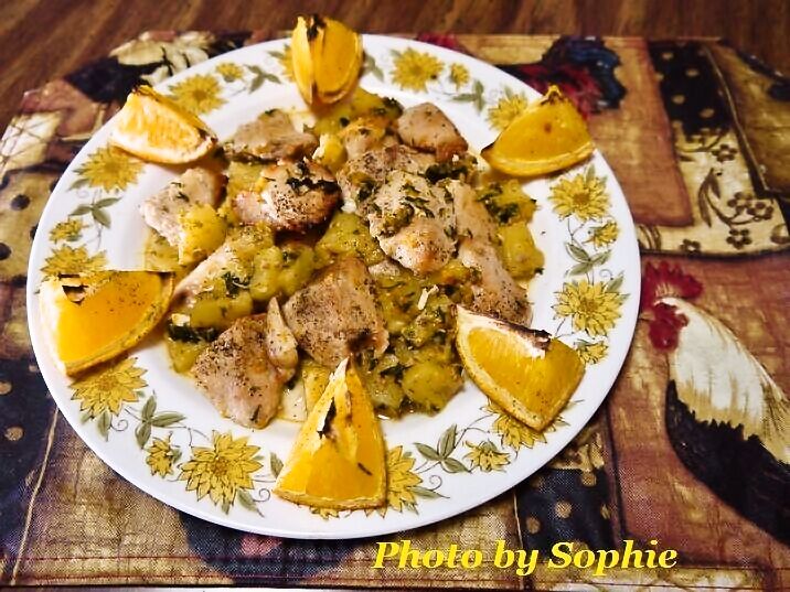 ライムグリルチキンとパイナップルサルサのレシピ