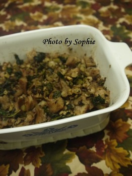 椎茸と野菜のスタッフィング