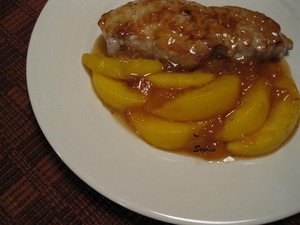 ピーチグレーズポークテンダーロインのレシピ