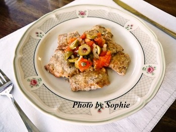 子牛肉のスカロピーネ
