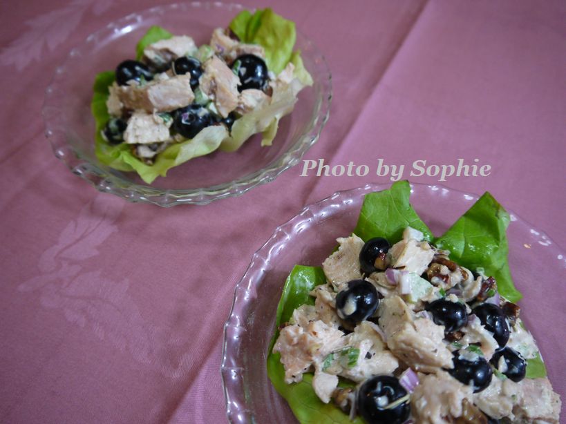 ブルーベリーゼリーサラダのレシピ