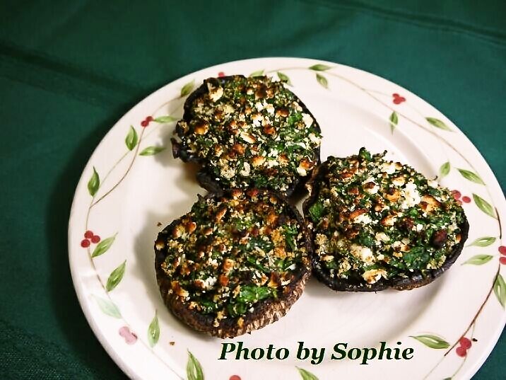 ポートベロー マッシュルーム キャップのぬいぐるみグリルのレシピ