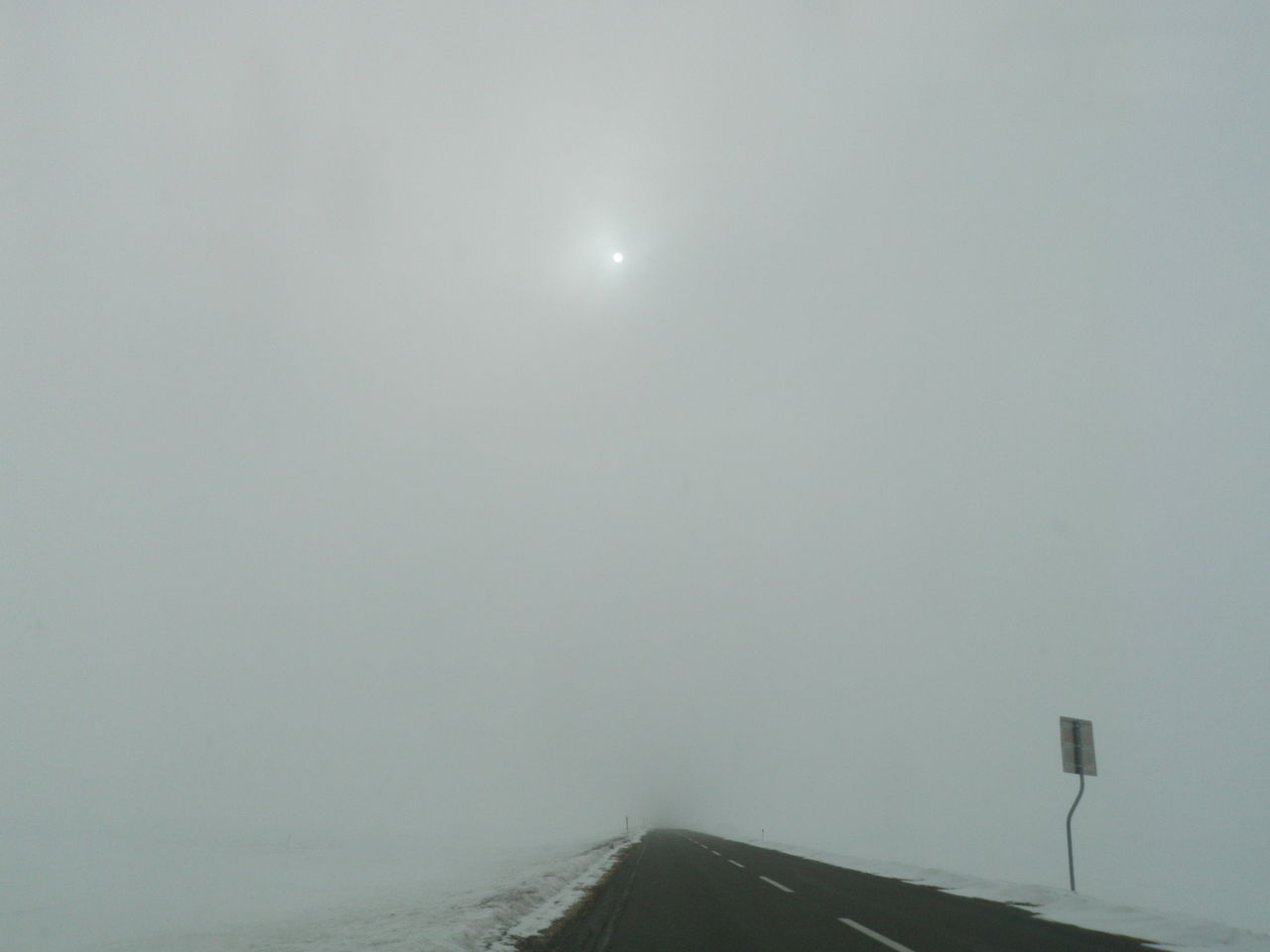 霧の中で降雪も! : くう ふう こう