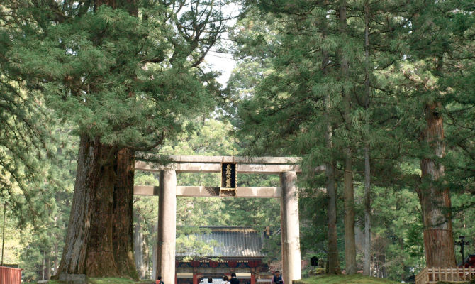 日光東照宮石鳥居