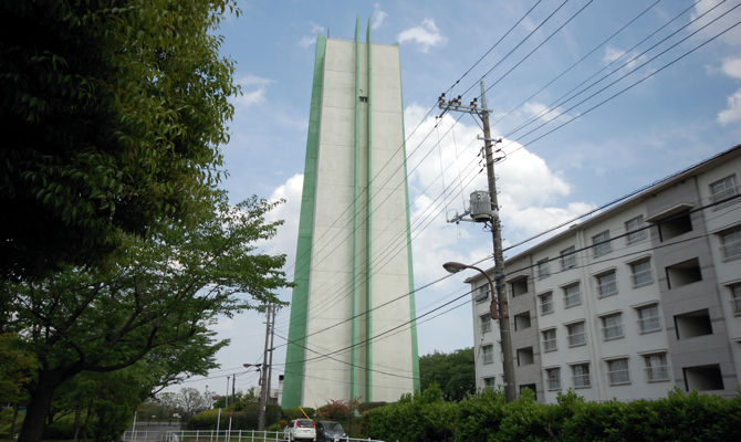 あの有名映画にも登場していた給水塔