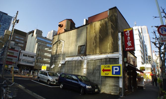 トマソン探索ツアー新橋界隈編