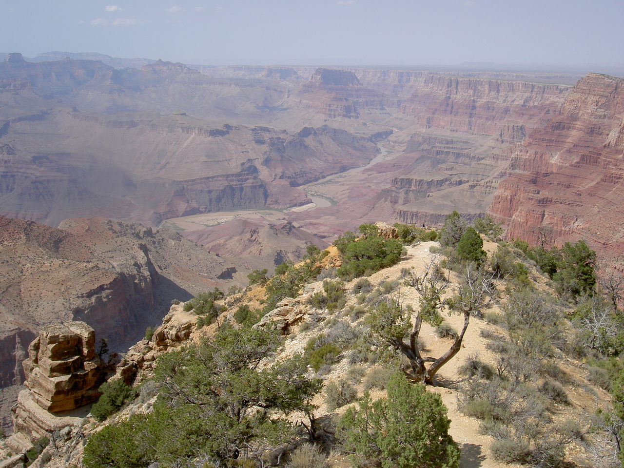 その７３ ｸﾞﾗﾝﾄﾞｷｬﾆｵﾝ観光 １ 思い出のアメリカ西部の道