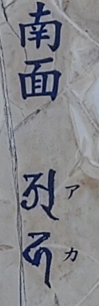 南面アカ