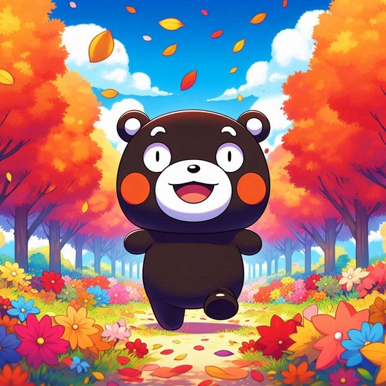 2025-10-31_クマモンウオーキング