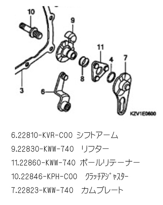 2026-04-25クロスカブクタッチパーツ関連部品02