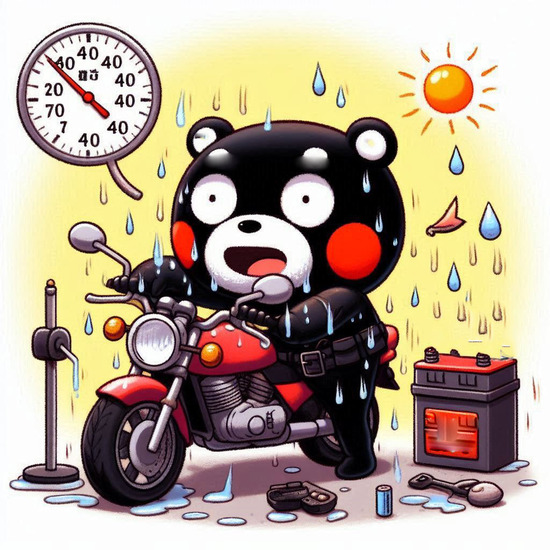 2025-11-16暑いくまもんバッテリー