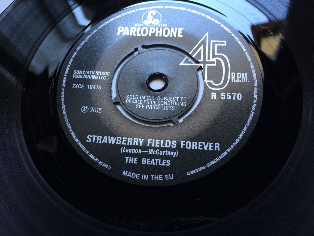 RSD限定 ビートルズ「ストロベリー・フィールズ・フォーエバー