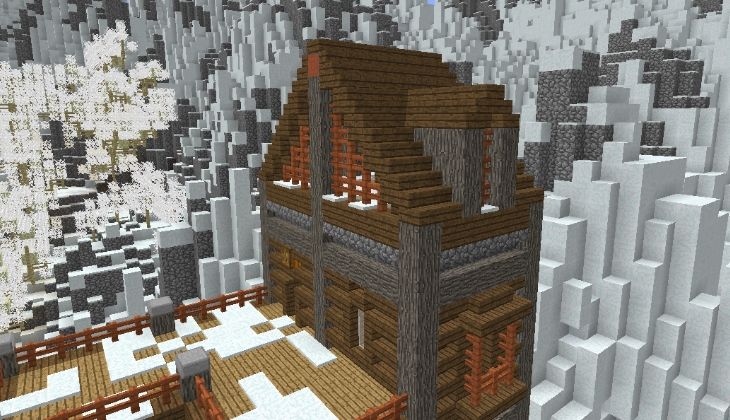 雪山で山荘作る18 06 28 マイクライズム