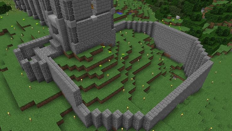 シュタインメッツ城建築その4巨木の庭園 村lv 073 18 01 23 マイクライズム