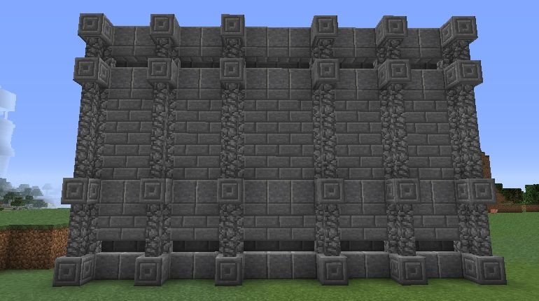 石素材だけで壁を作る 立派なのをね 壁lv 2 15 17 12 06 マイクライズム