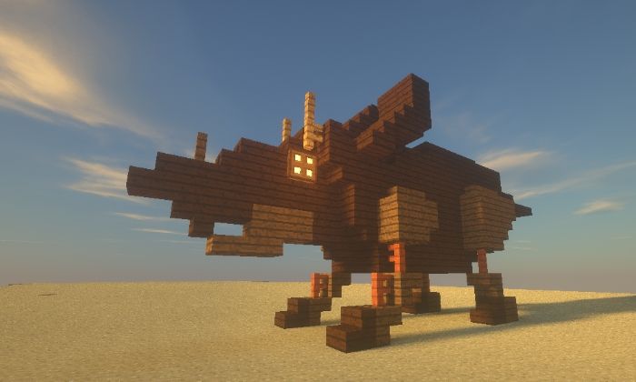 少な目のブロックで恐竜を作ってみた 18 08 28 マイクライズム