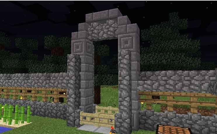 フェンスゲートだけ じゃいまいちじゃな い ちゃんと門を作ろうぜ 門lv 01 05 マイクライズム