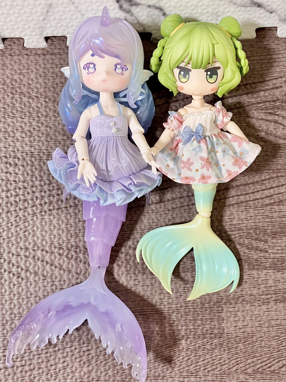 ねんどろいどどーる 人魚セット : みどり色のぶた