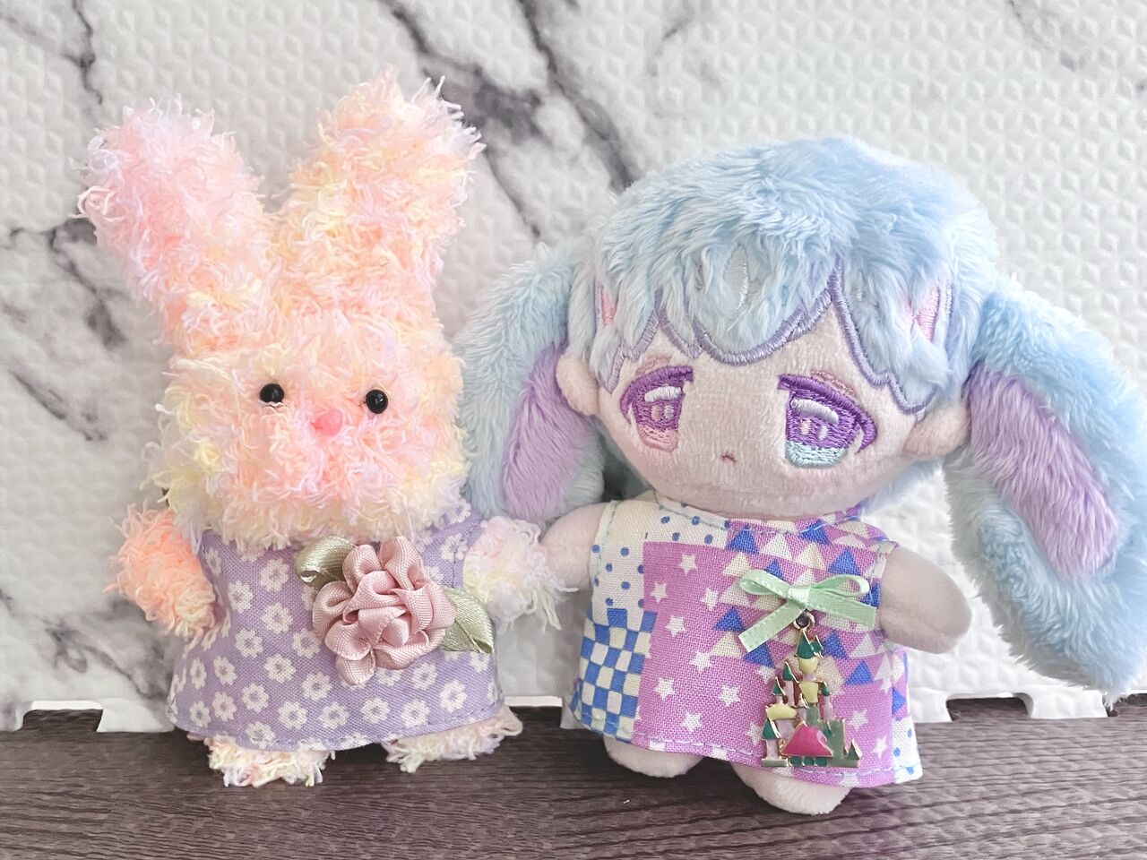 ぬいぐるみの服を作りました。 : みどり色のぶた