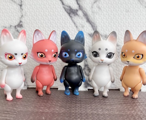 CAPSULE DOLL Vol.2 狐」エイチエムエー カプセルトイ ガチャガチャ