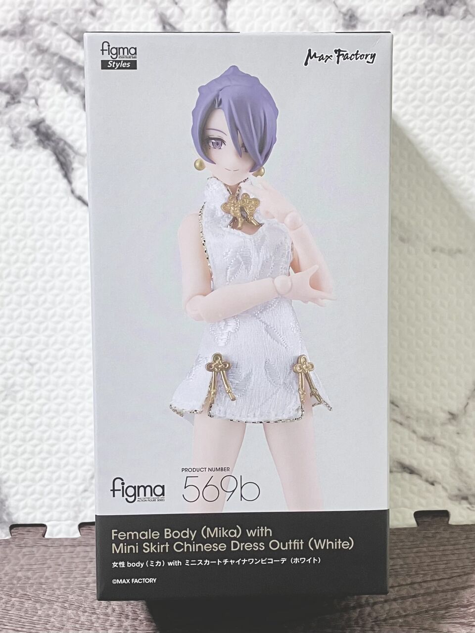 figma569b,569c 2体セットミカ with ミニスカートチャイナワン figma 女性body（ミカ） with ミニスカートチャイナワンピコーデ