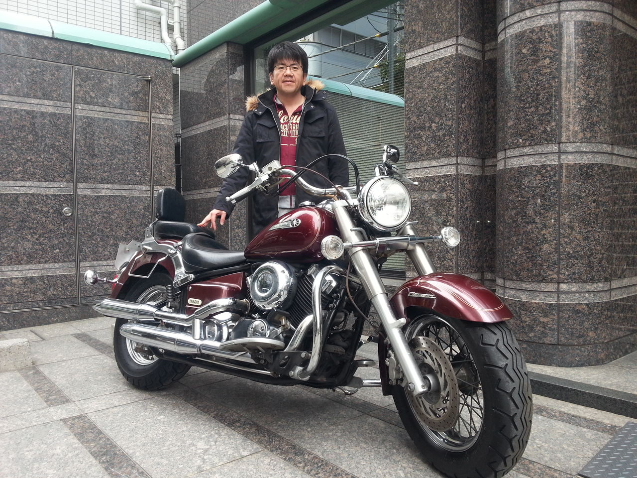 NO.3910 ドラッグスター400クラシック (DRAGSTAR) ワインレッド