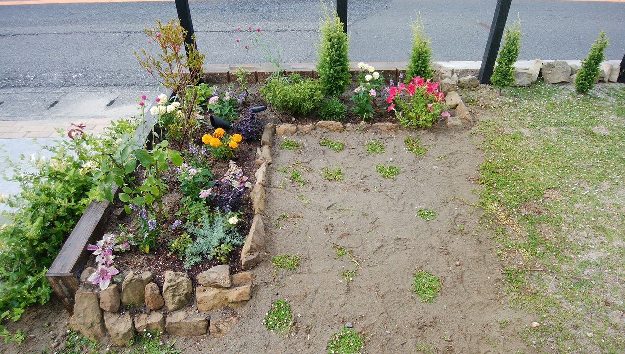 Diy花壇のビフォーアフター きの子のdiyガーデン