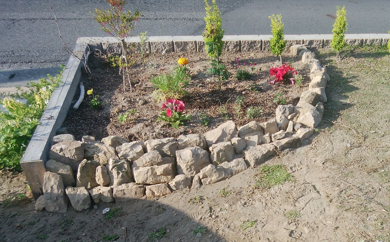 Diy花壇のビフォーアフター きの子のdiyガーデン