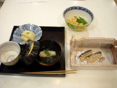 懐石料理を楽しむ胡蝶後藤紘一郎