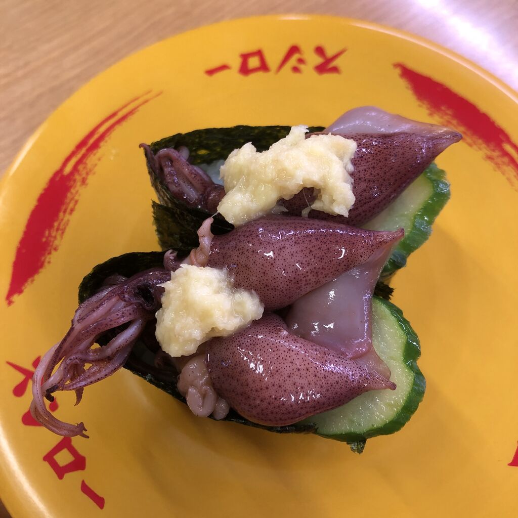かつおガーリックマヨ ダブル天然インド鮪たたき身 いわしのかつお味噌のせ ほたるいか釜揚げ はまち 中とろ ザクッとクッキー クリームパフェ ゴーウエスト