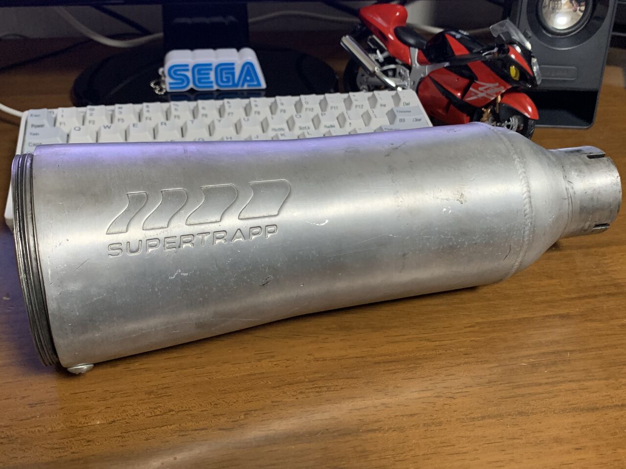 海外並行輸入正規品 スーパートラップマフラー スパトラ FTR装着 （SRX整備録 パーツ