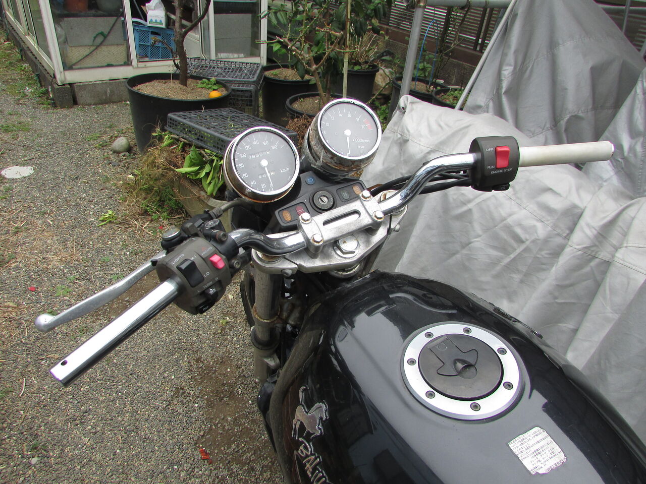 カワサキ バリオス 純正？ハンドル（優良販 カワサキ バリオス2 ZR250B 