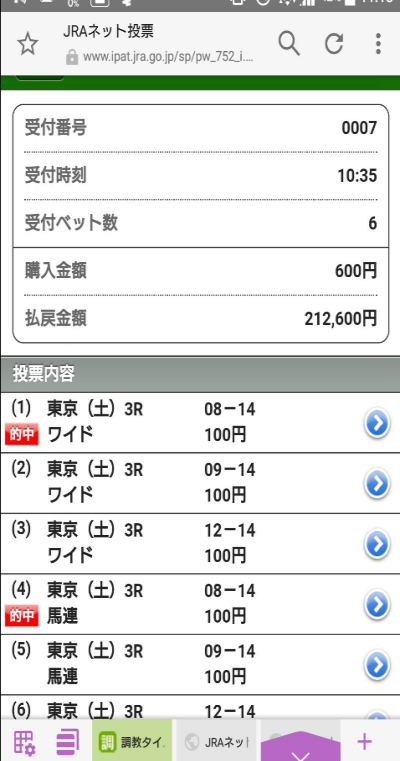 東京3RS氏情報馬5