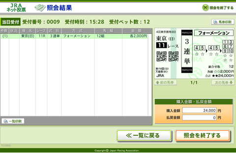 第158回天皇賞秋