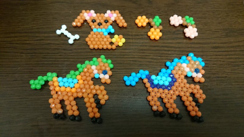 おともだちとアクアビーズ おかあさん つくって おともだちとアクアビーズ おかあさん つくって